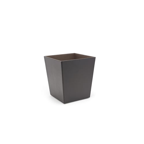 London Flare Wastebasket, 14 Quart, Brown